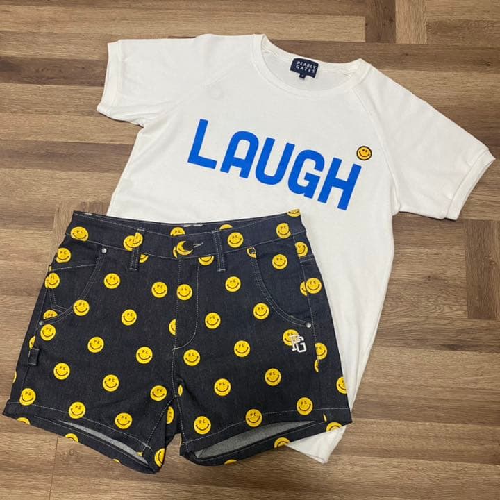 パーリーゲイツ♡セットアップ♡トップス♡デニムパンツ♡スマイル♡S