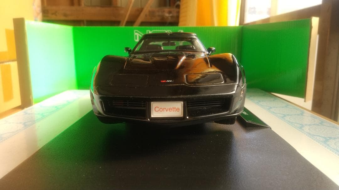 cardboardboxsanWelly1/18シボレーコルベットクーペ