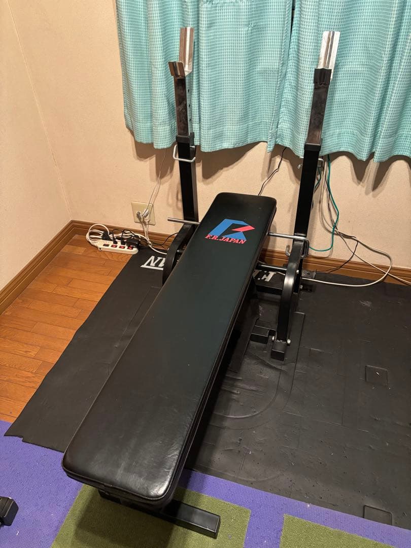 直接引き取り限定。ベンチ&セーフティ&スクワット台（ベンチプレスセット）＋おまけ