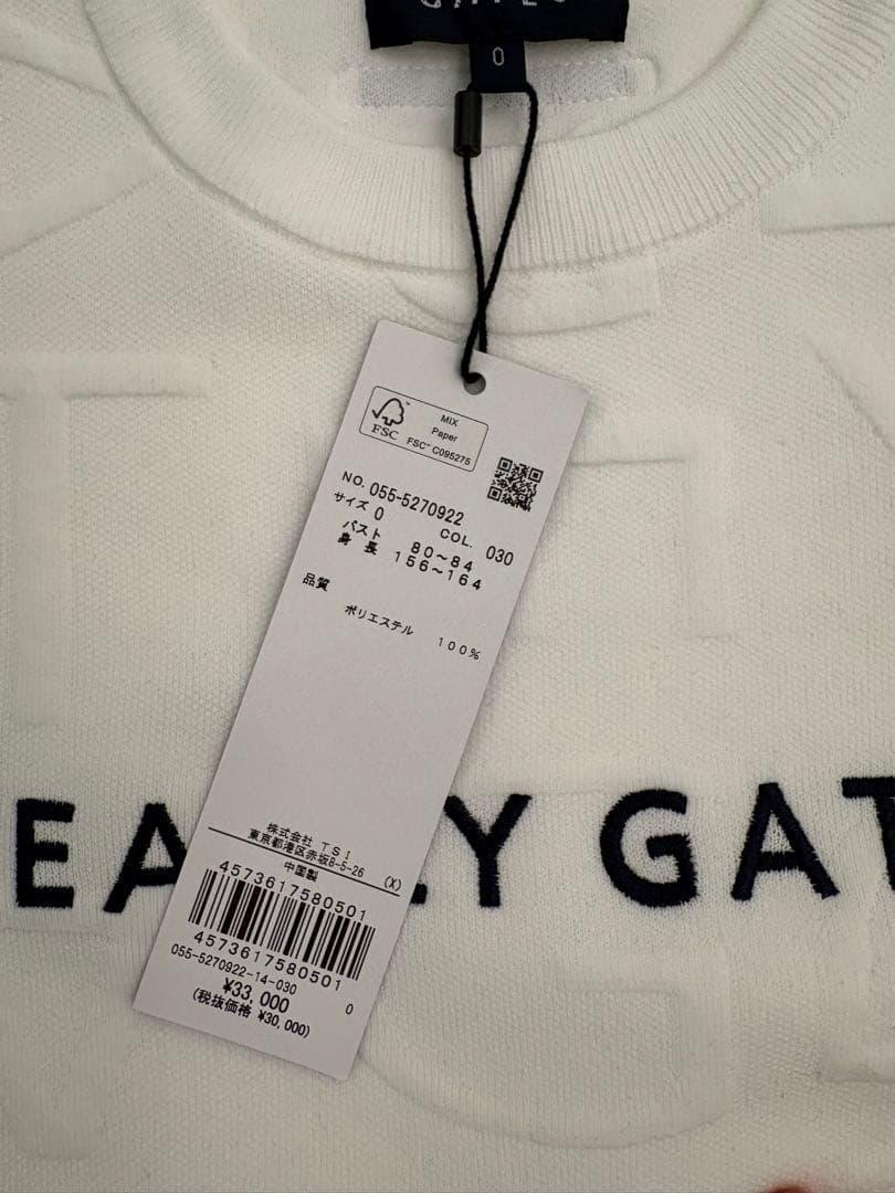 PEARLYGATES 055-5270922 定価33,000円 新品タグ付
