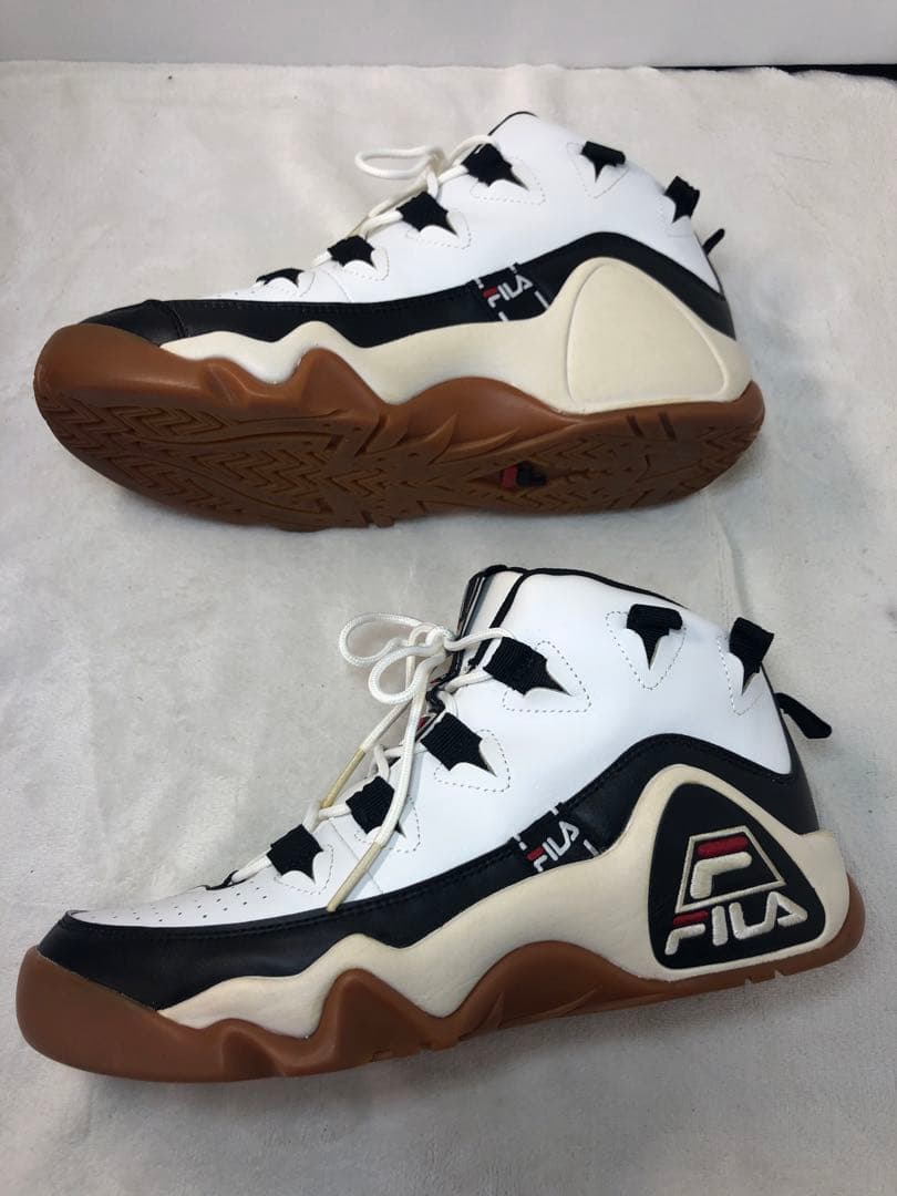 ロ*上様 FILA フィラ　グラントヒル1タルボス　ホワイト　ブラック 27.0