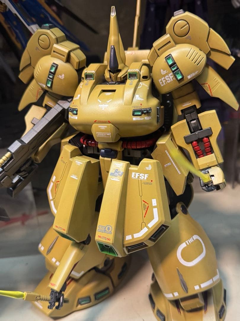 MG ジオ　ジ・Ｏ　塗装完成品　ガンプラ　プラモデル　塗装済み