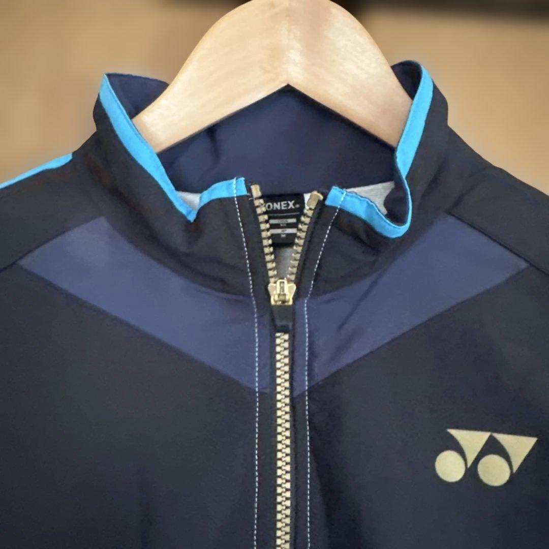 YONEX ウォームアップウェア セット 黒/白/青