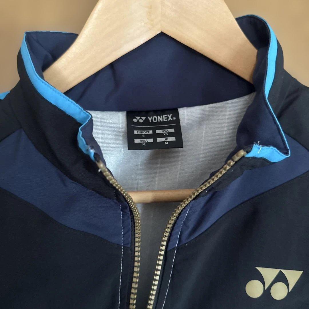 YONEX ウォームアップウェア セット 黒/白/青