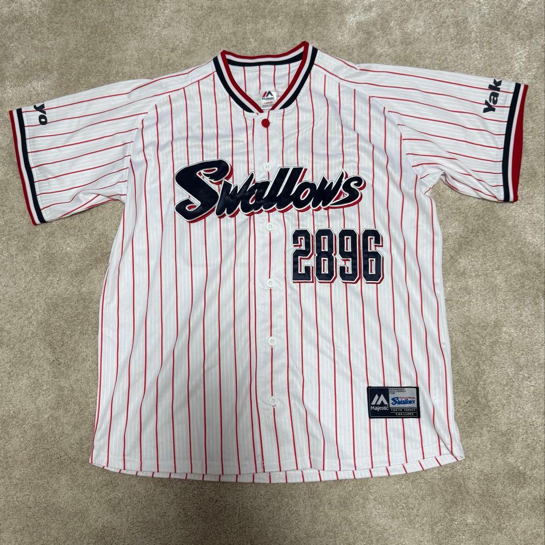 【美品】ヤクルトスワローズ ユニフォーム 2896つば九郎　L 応援グッズ