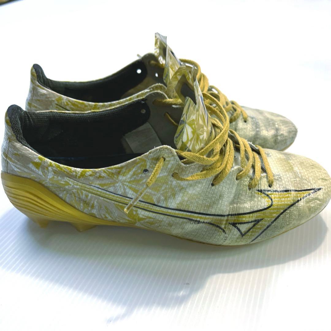 Mizuno Alpha Japan サッカーシューズ ゴールド/ホワイト