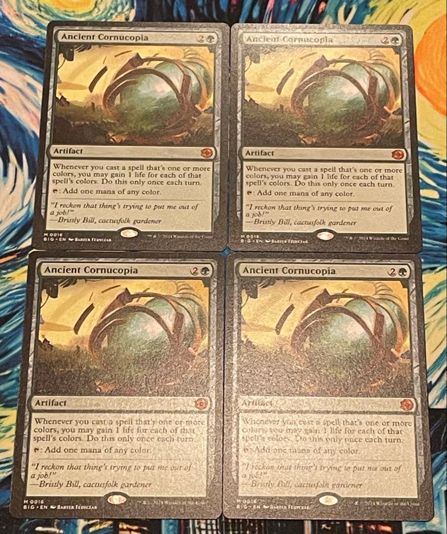 mtg 古のヤギ角 英語 通常版 4枚セット