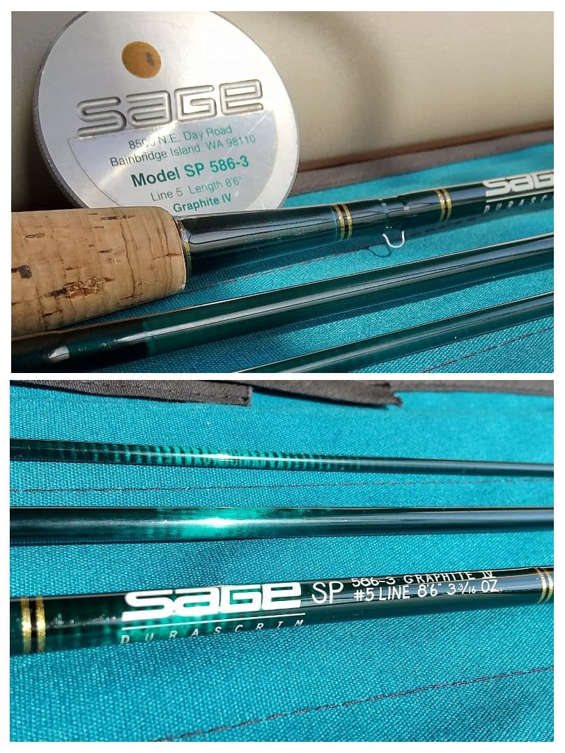 【美品】SAGE SP 586-3 #５『 GRAPHITE IV』