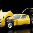 【未開封・TOMYTEC】TLV ランボルギーニ ミウラ SV（黄）