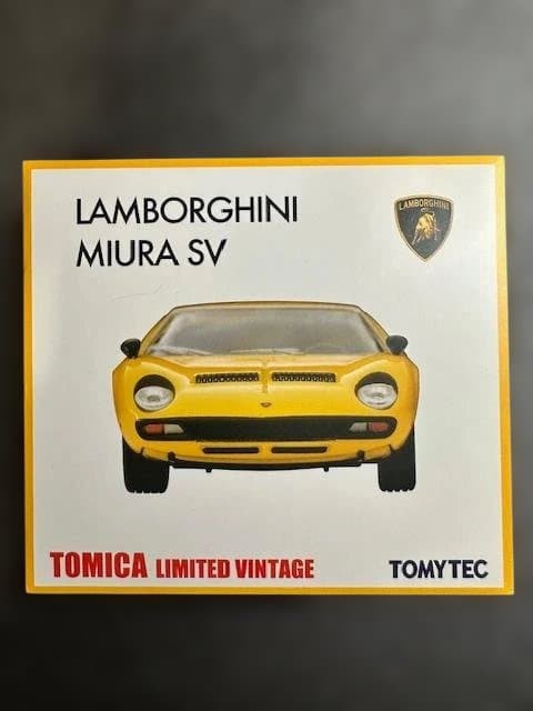 【未開封・TOMYTEC】TLV ランボルギーニ ミウラ SV（黄）