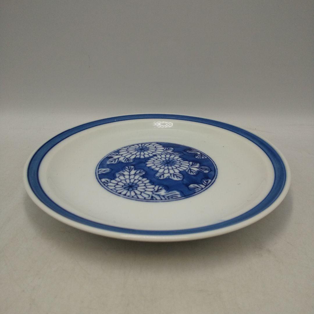 鍋島焼　眞祥窯　中皿　5枚　陶器　丸皿　花柄　飲食店　和食器