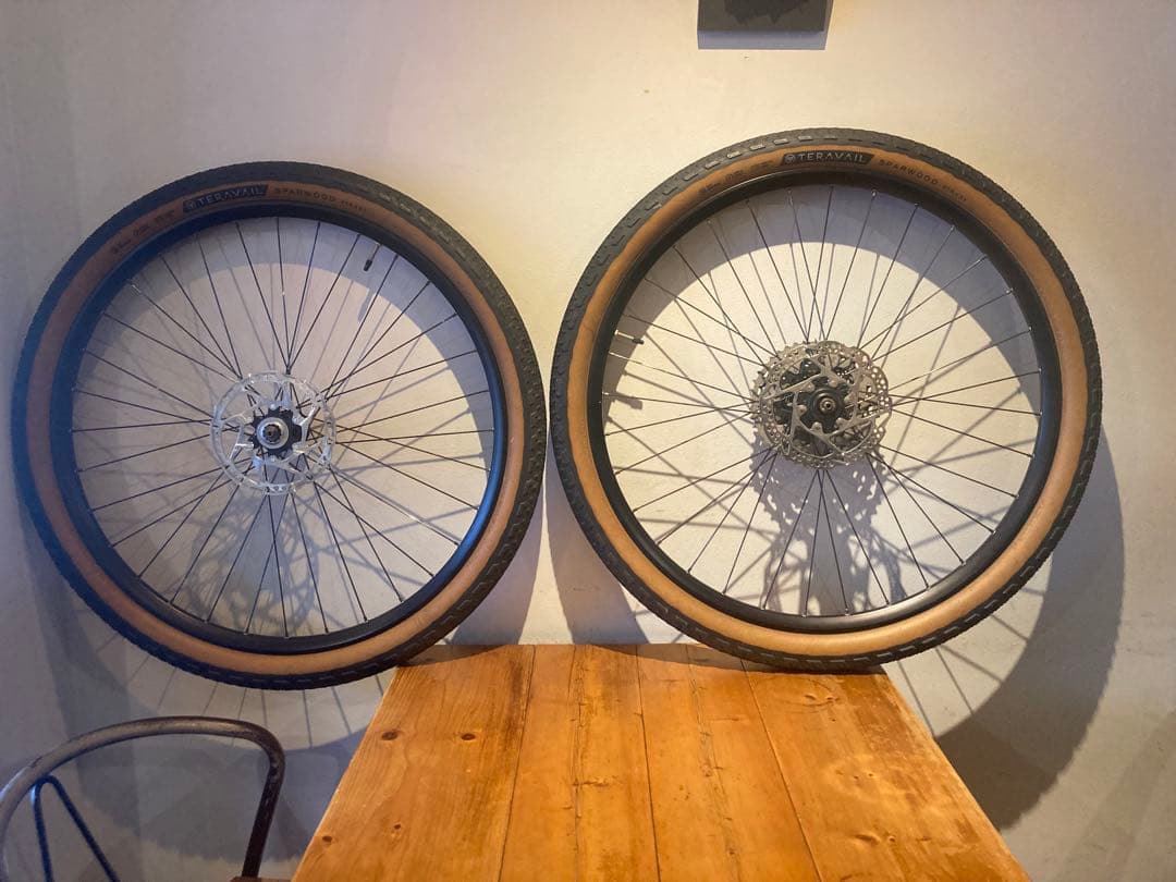 650b DTSWISSディスクホイール+teravailタイヤ
