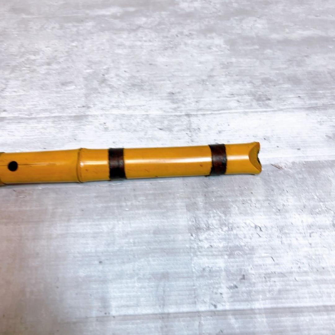 尺八 和楽器　如春　1尺8寸　中継ぎ鼈甲　べっこう
