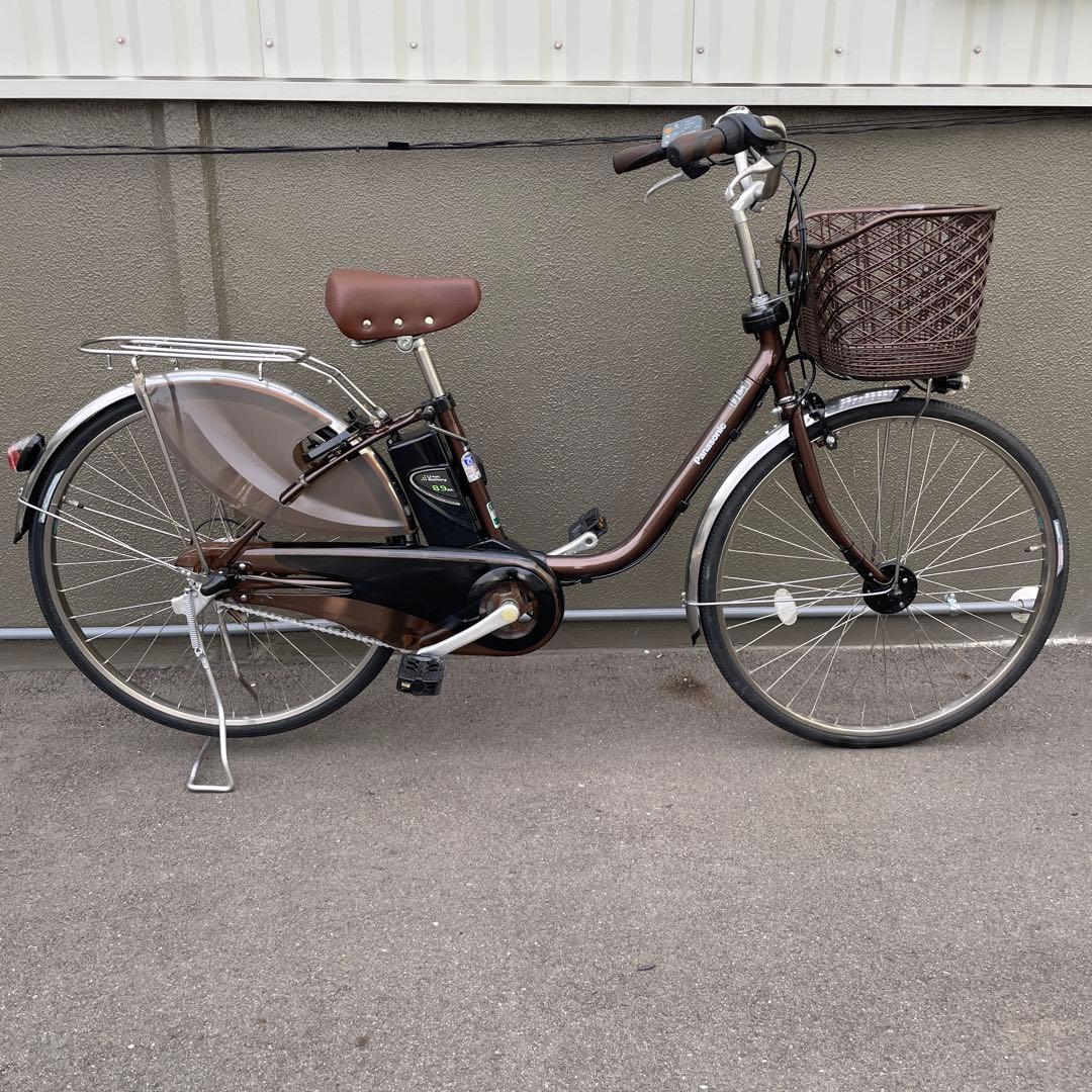 パナソニック電動アシスト自転車ブラウン
