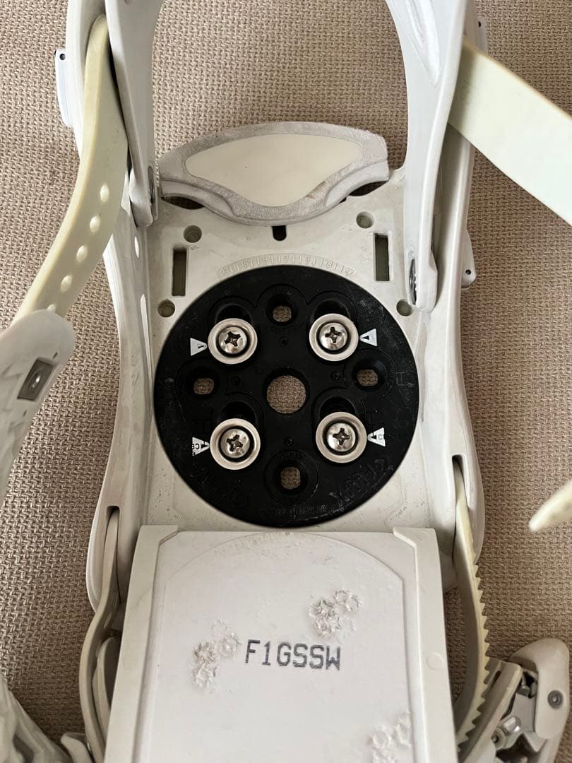 FLUX GS 20-21 サイズSM スノーボード ビンディング 白
