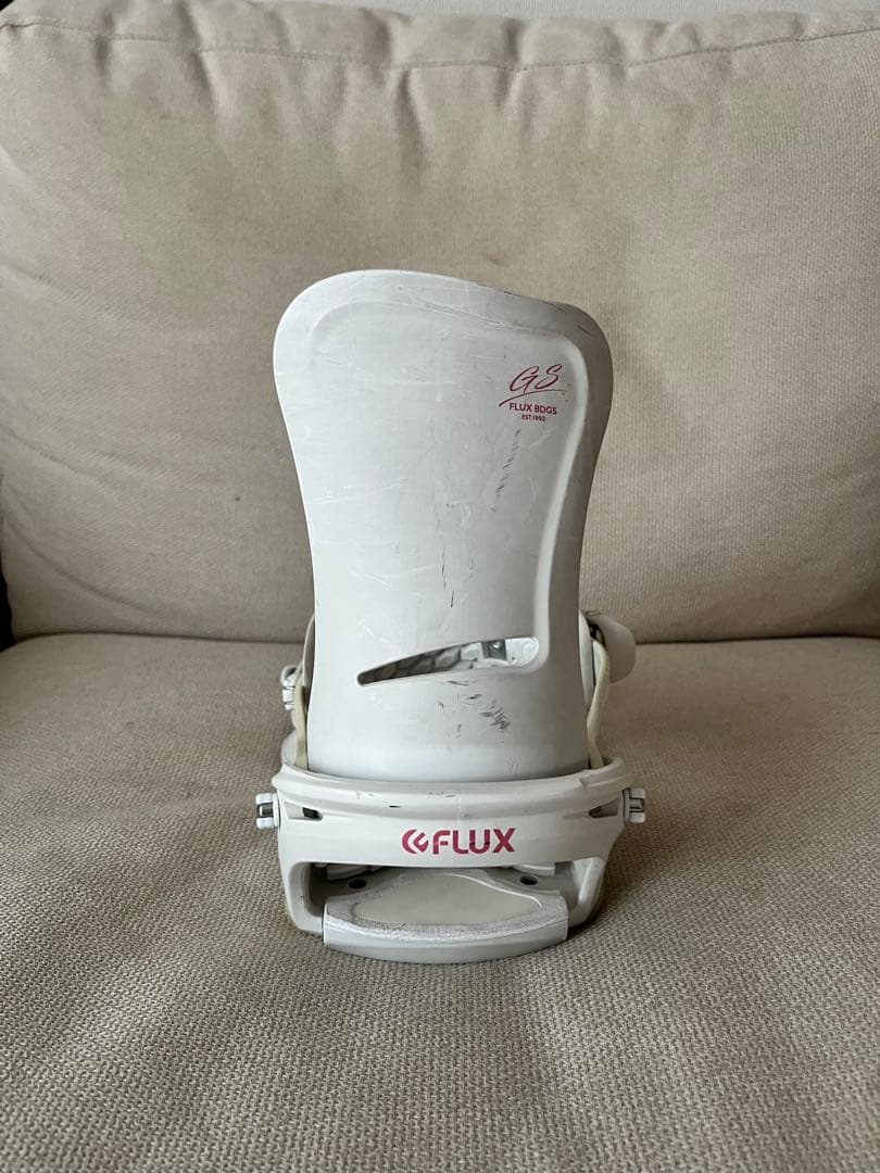 FLUX GS 20-21 サイズSM スノーボード ビンディング 白