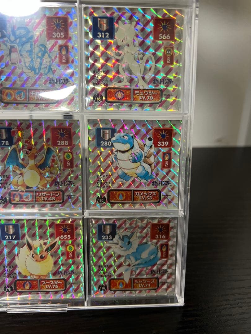 ポケモンシール烈伝1990年代　リザードン カメックス　フシギバナ