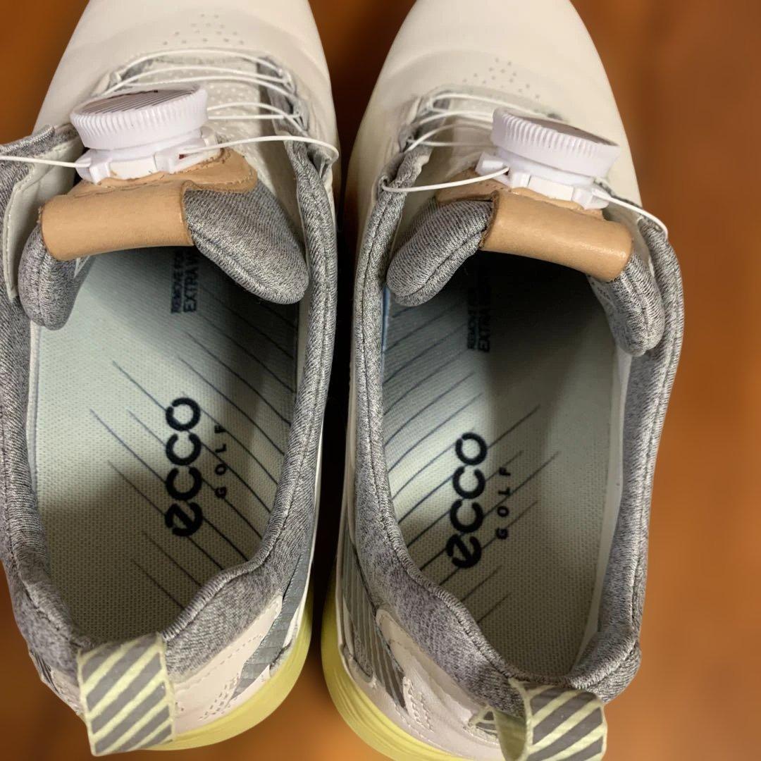 ECCO BOA ゴルフシューズ ホワイト　ほぼ新品