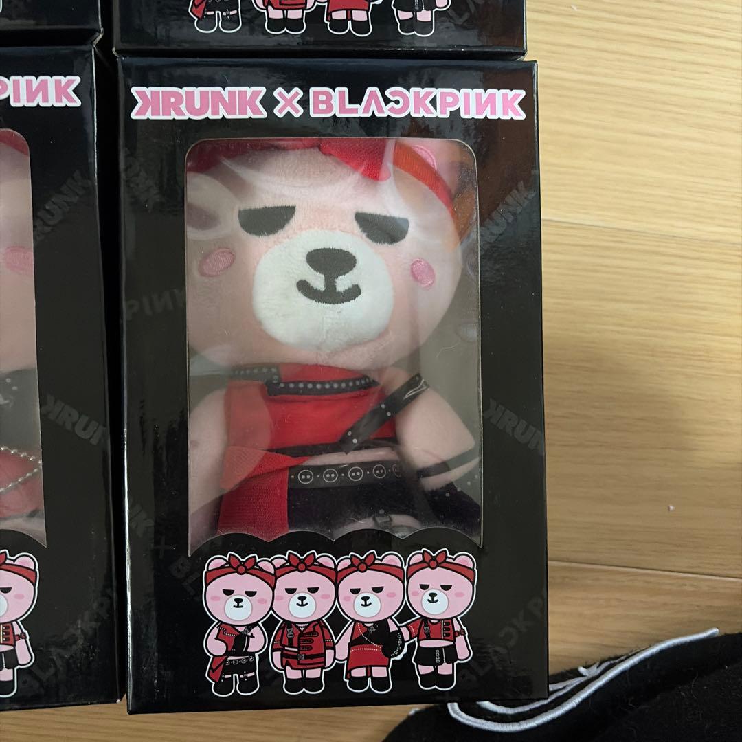 新品未使用KRUNK x BLACKPINK ぬいぐるみ4体セット