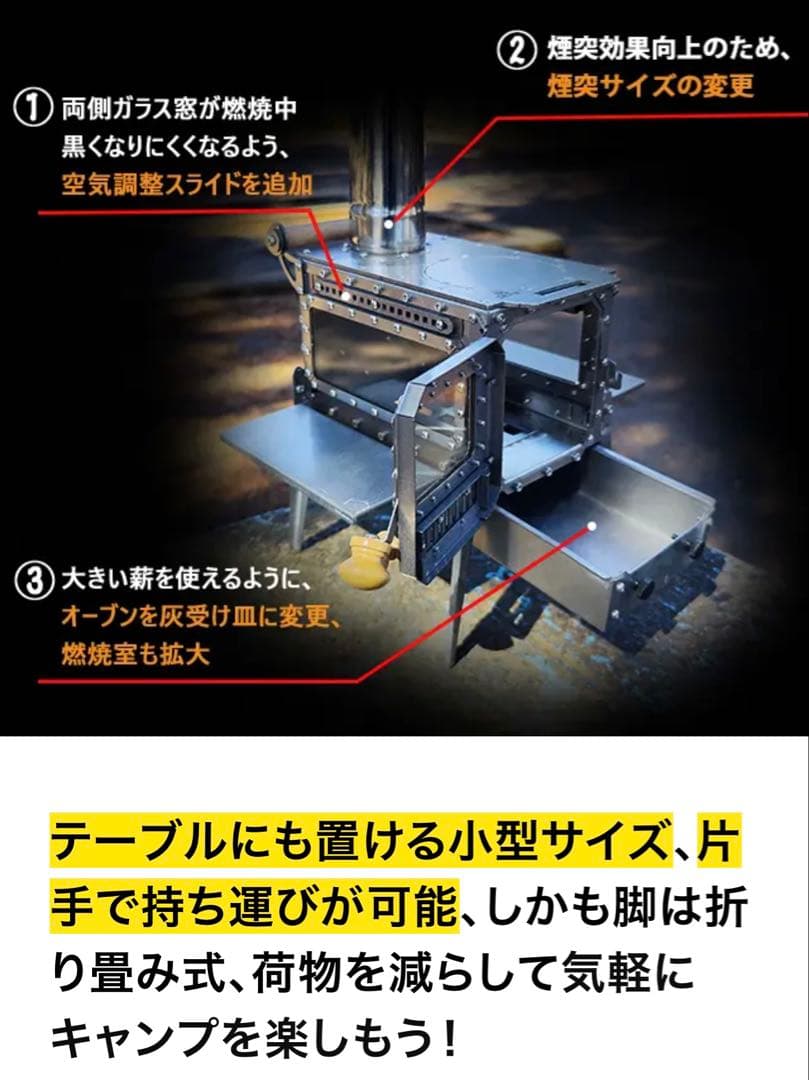 SALE ミニ新ストーブ「SHITIE6-1S」