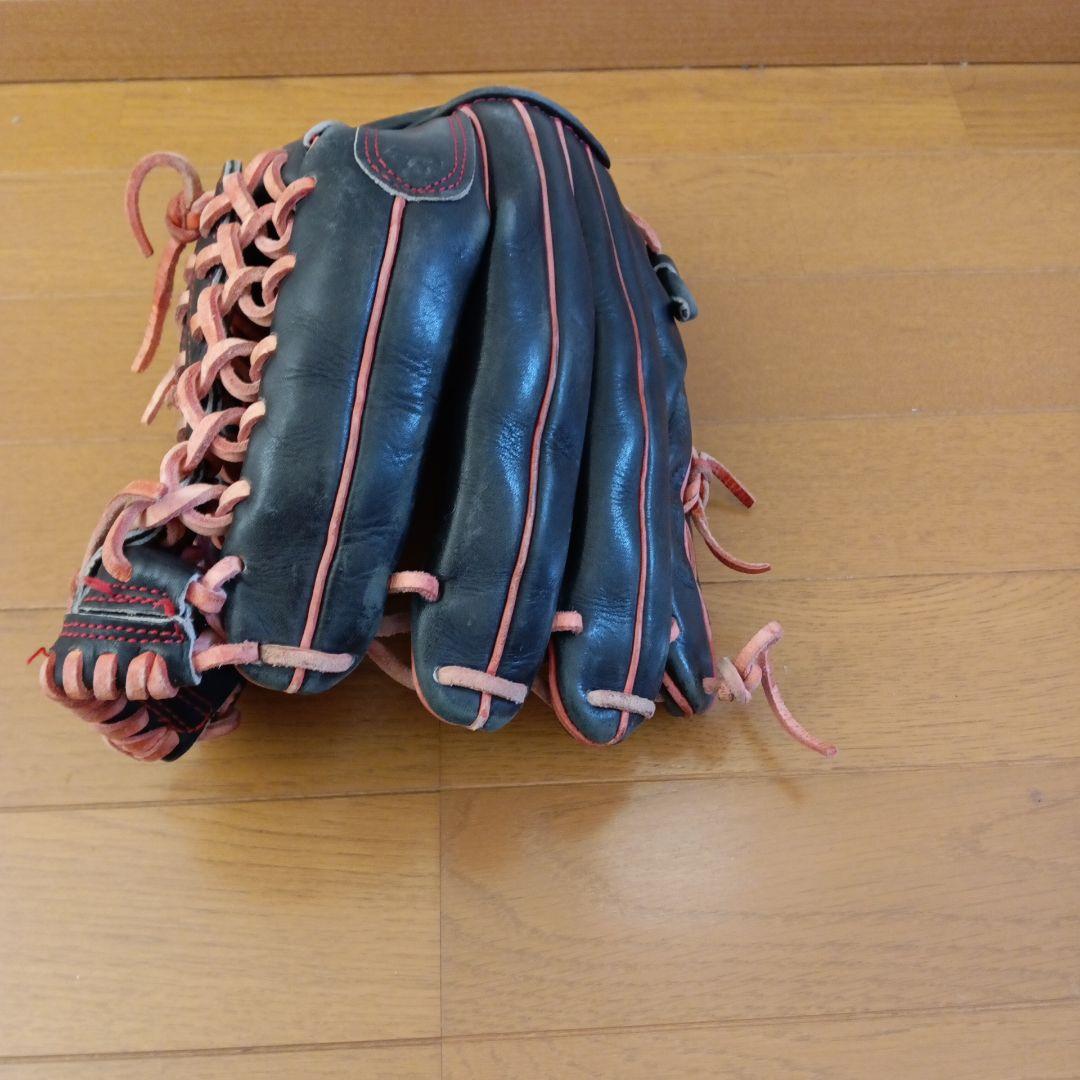 特割！硬式野球オールラウンドグローブ 黒/ピンク