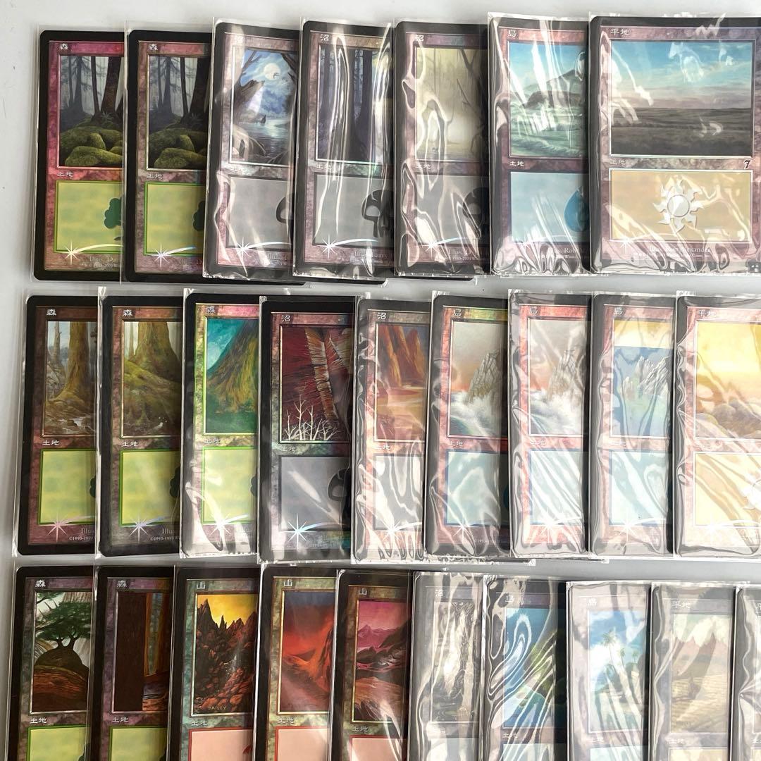 MTG 旧枠 日本語 FOIL 基本土地 基本地形 まとめ売り 希少