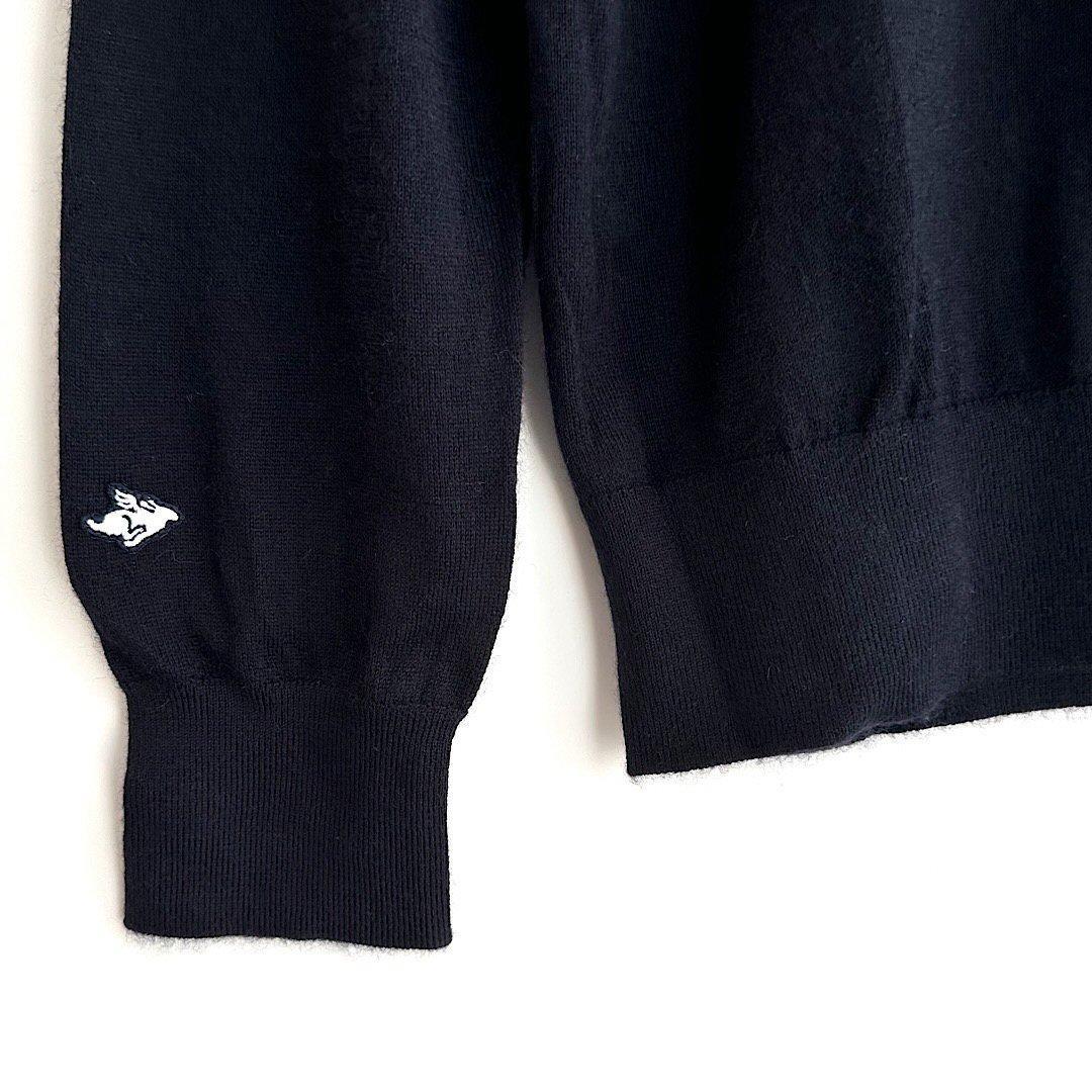 454 パーリーゲイツ 定価41,800円 カシミヤ100％ ニット 紺 1 M