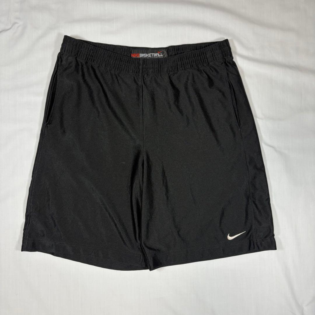 2000s NIKE バスケットボールパンツ XL 黒 y2k