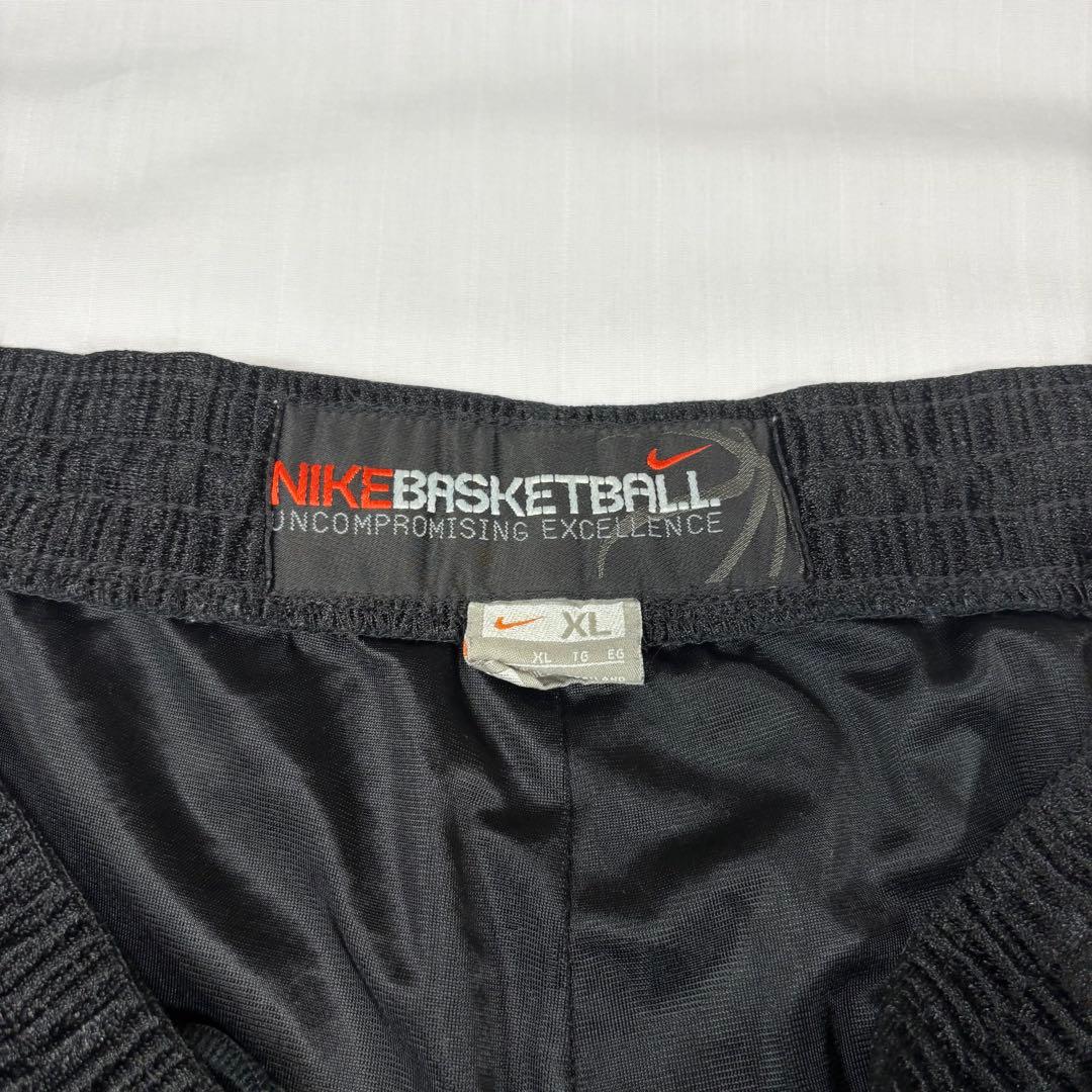 2000s NIKE バスケットボールパンツ XL 黒 y2k