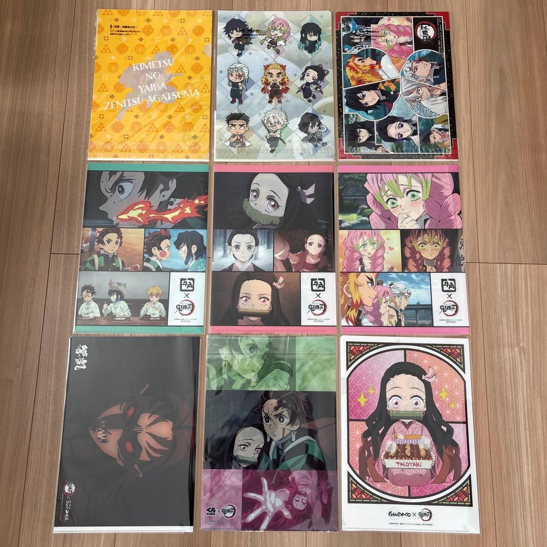 少年漫画アニメキャラクター　クリアファイル　まとめ売り