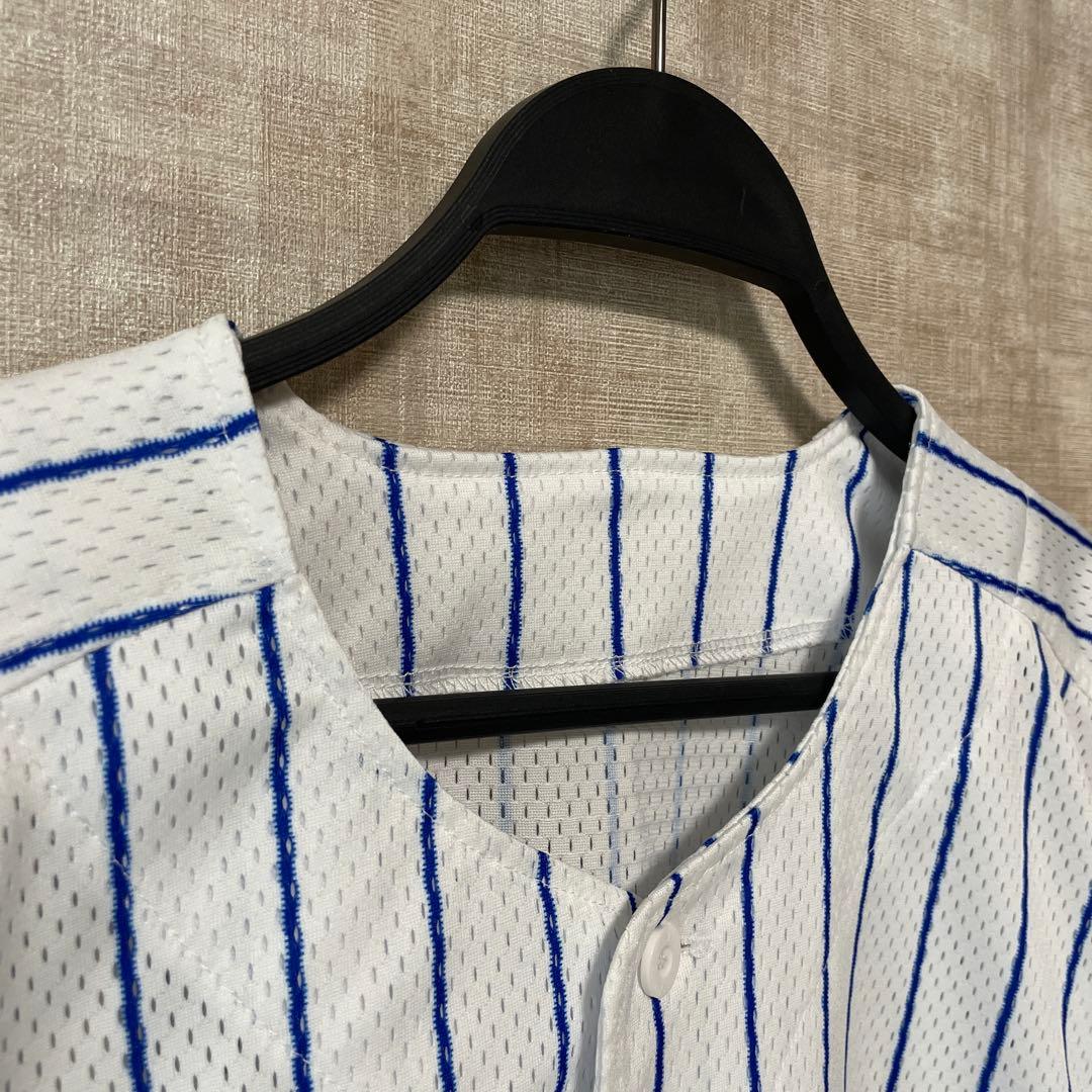 【BAYSTARS】横浜ベイスターズ　レプリカ　刺繍 ユニフォーム　背番号無しL