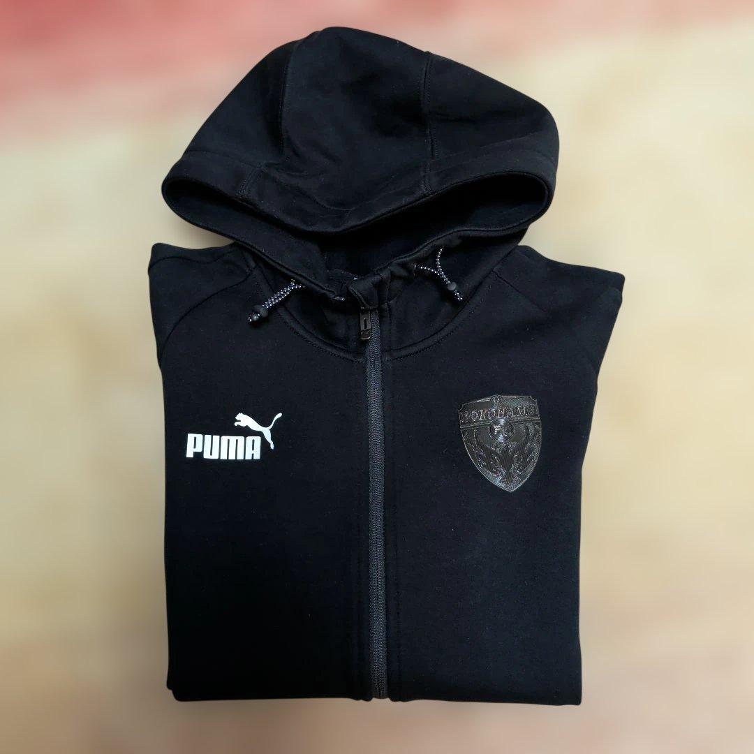 横浜FC　支給品　選手着用移動着フーディー
