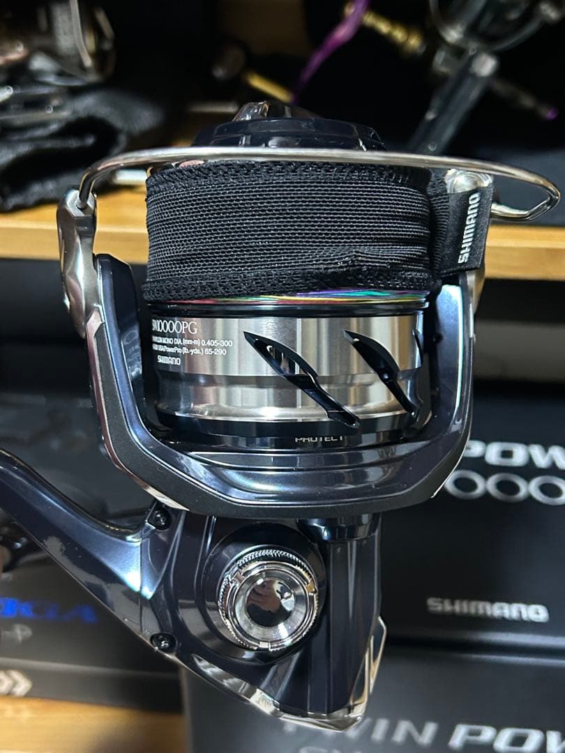 【実釣未使用】21ツインパワーsw 10000PG PEライン新品付き