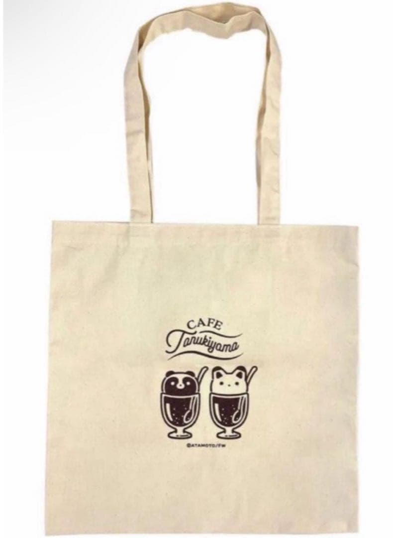 タヌキとキツネ タヌキヤマカフェ限定 トートバッグ アクリルキーホルダー 非売品