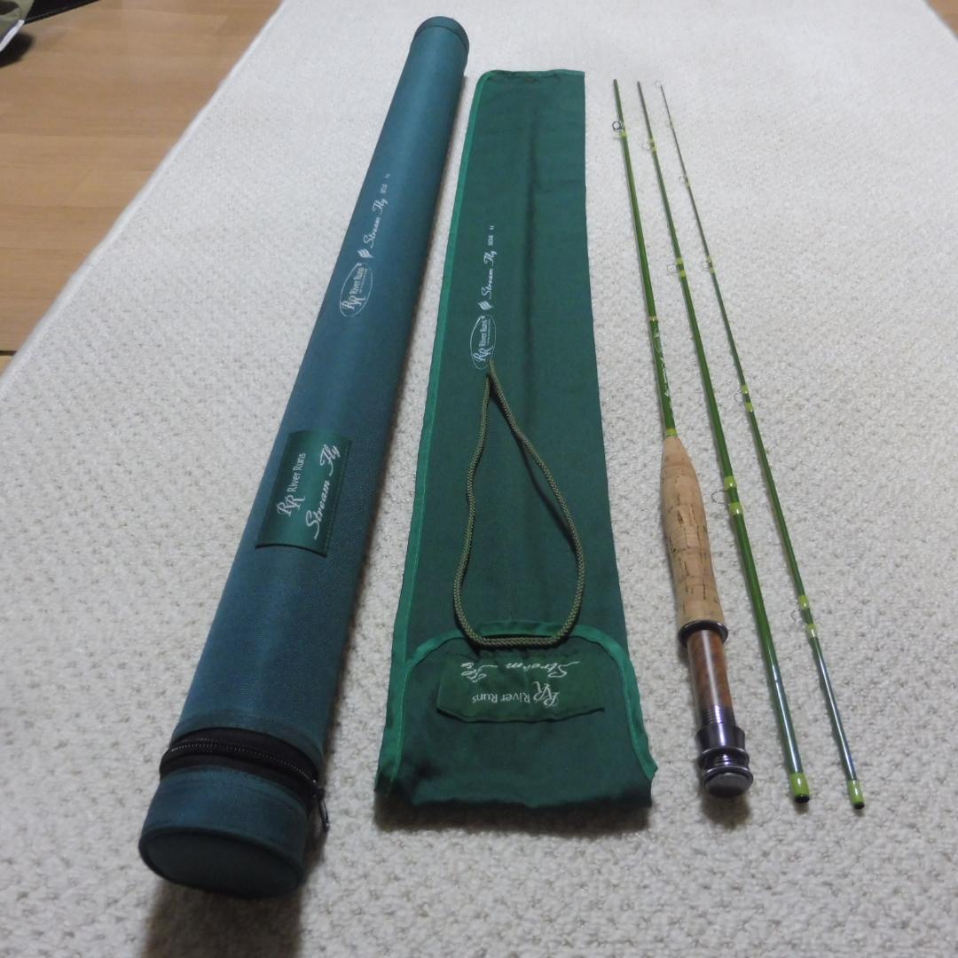 Runs StreamFly 8ft0in.#4.3pcフライロッド