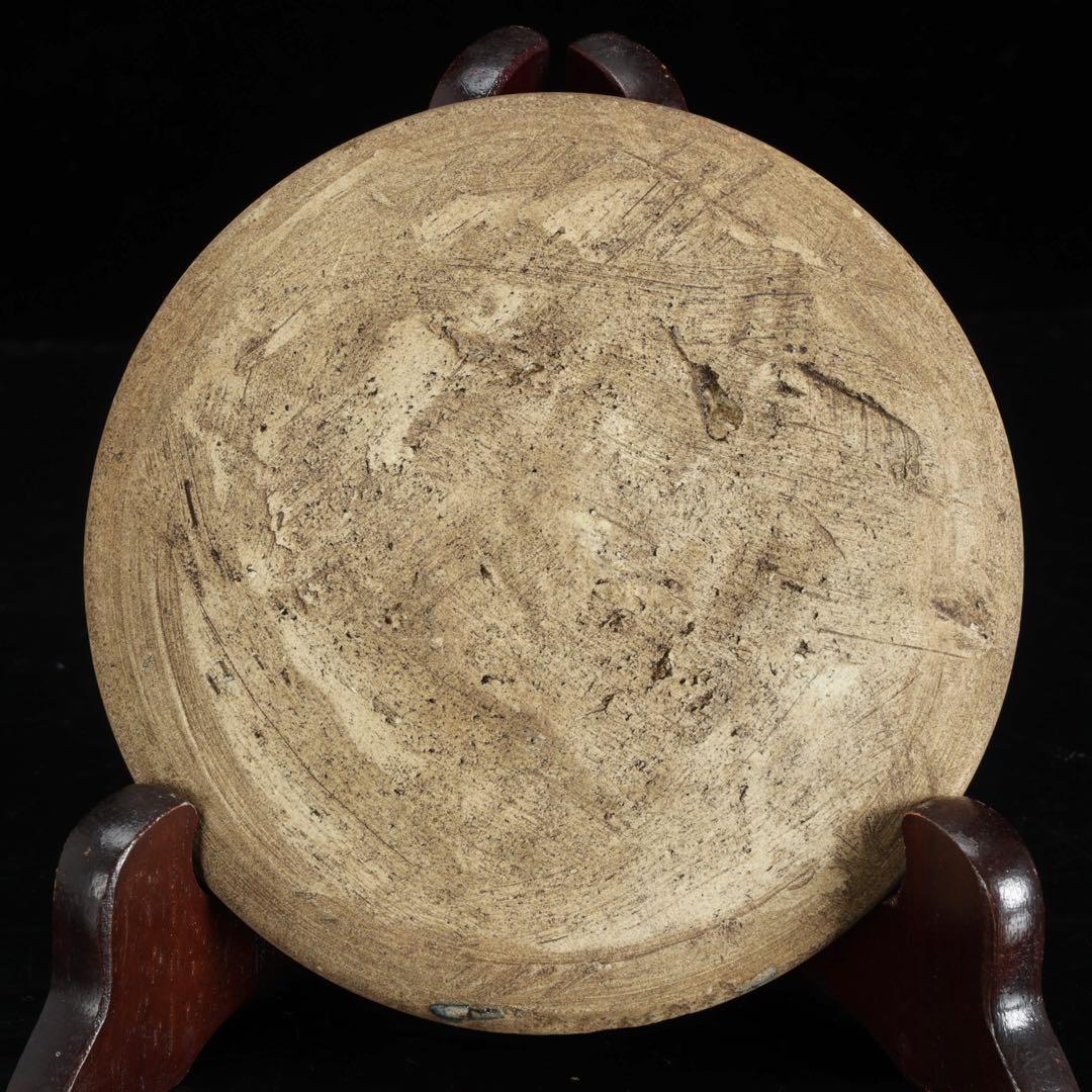 時代古作 古織部 水次ぎ形水指 水注 共箱付 茶道具 貴重希少品 古美術 骨董品