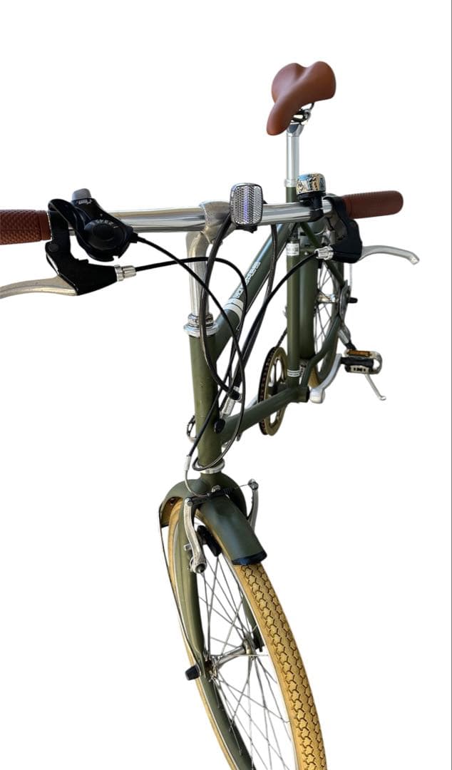 引き取り限定　ミニベロ マットグリーンSCH206