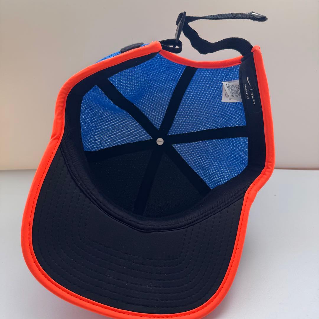 NIKE TRAIL メッシュ キャップ 青・オレンジ