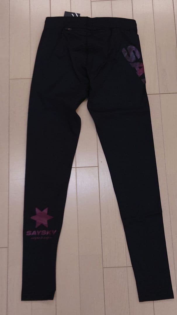 新品未使用　SAYSKY ロングパンツ ブラック　サイズS
