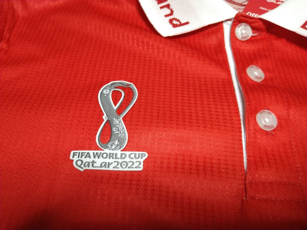 【新品】2022年サッカー FIFAワールドカップ イングランド代表ポロシャツS