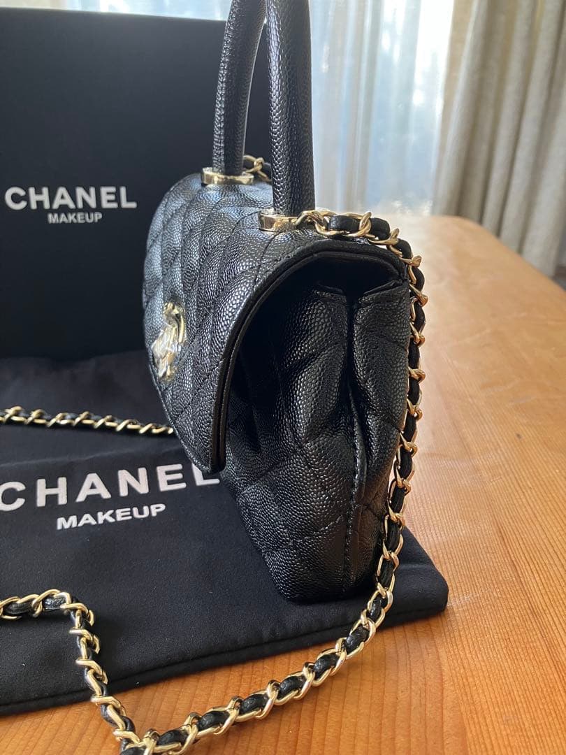 【非売品】CHANEL ブラック キルティング ミニショルダーバッグ