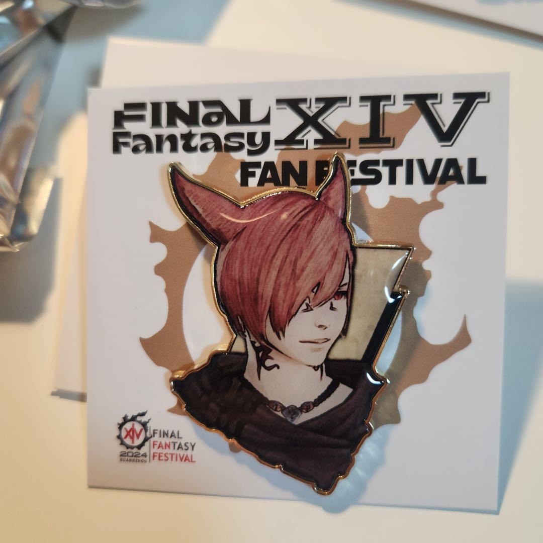 FF14 グ・ラハ・ティア ピンバッジ クルル 海外ファンフェス 限定