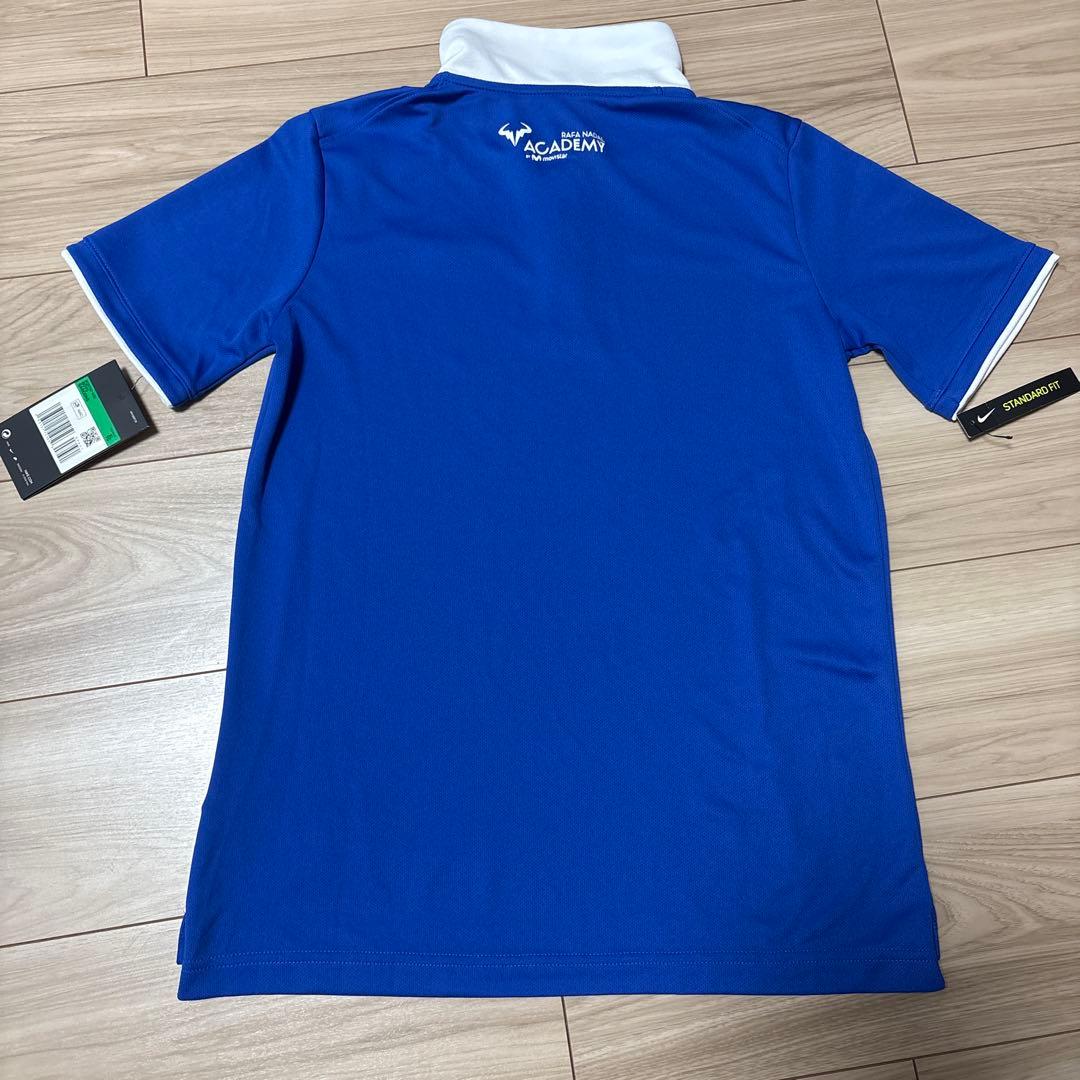 kids Nike DRI-FIT 青 ポロシャツ ナダルアカデミー