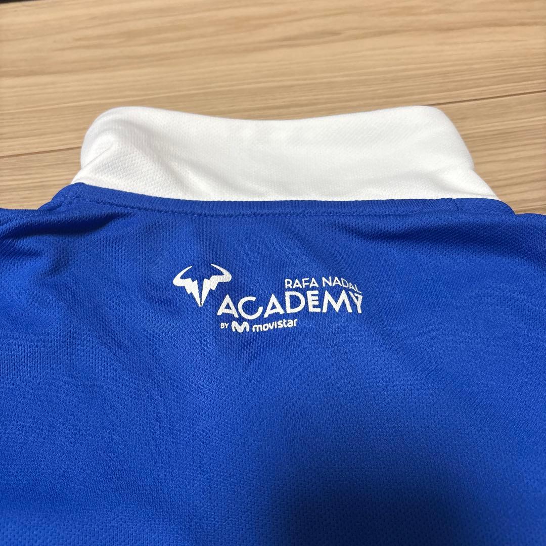 kids Nike DRI-FIT 青 ポロシャツ ナダルアカデミー