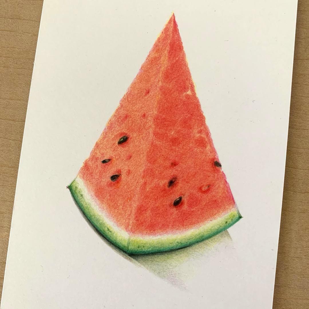 Lです　色鉛筆画　手描き原画　8点