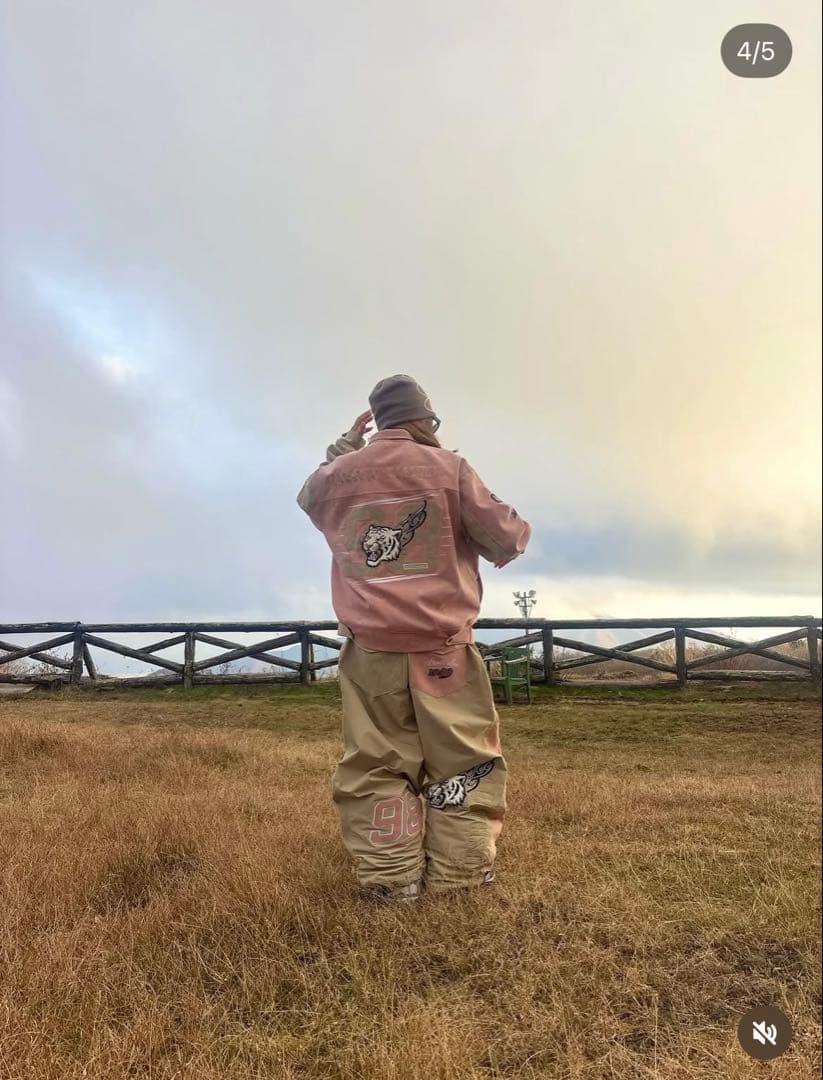スノーボード Bsrabbit Pink Flame 98 Racing Pants