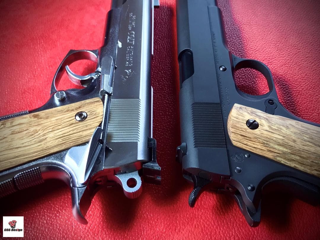ガバメント木製グリップNo.2（適合は本文参照）