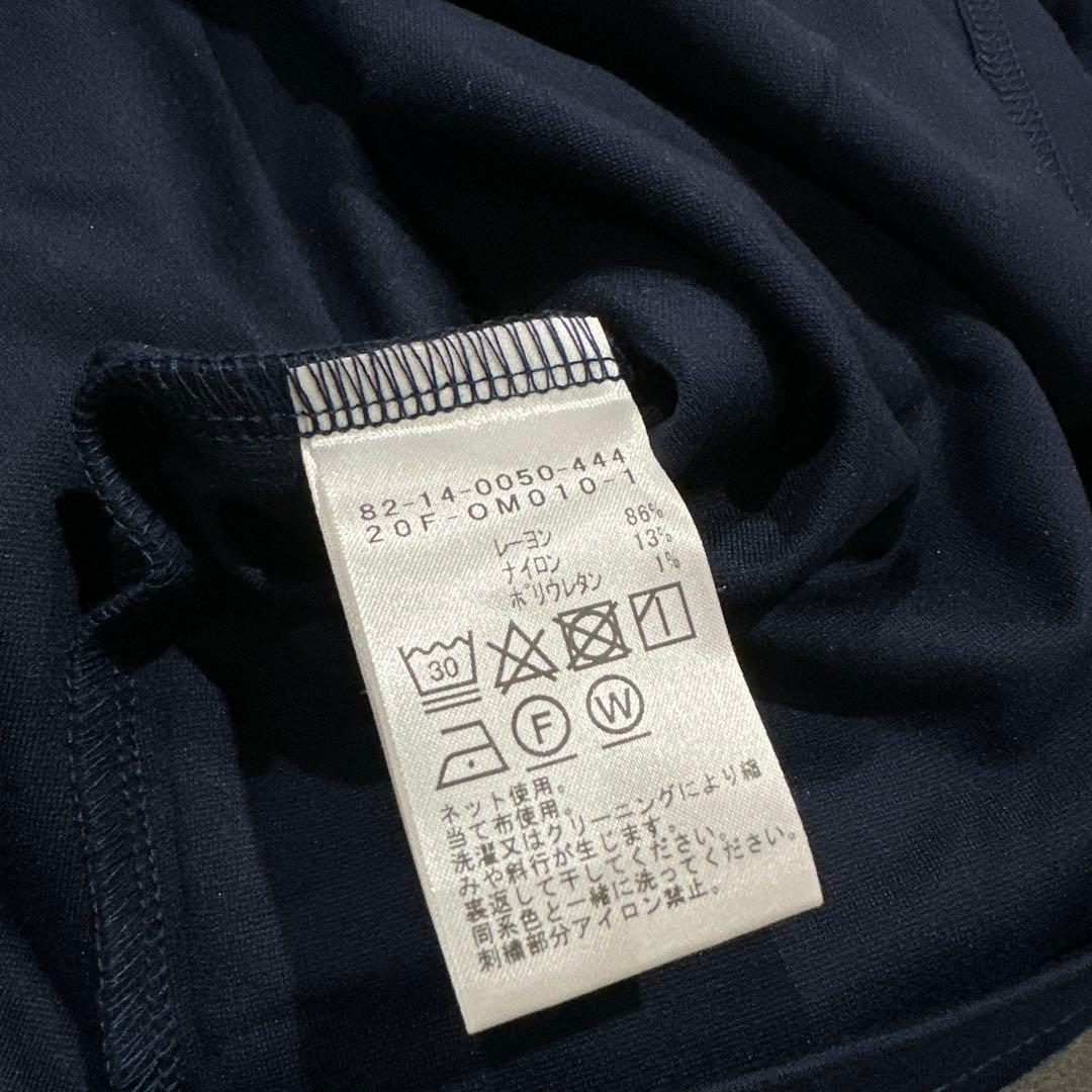 新品‼️【BEAMS GOLF】ネイビー長袖カットソー　モックネック　XL
