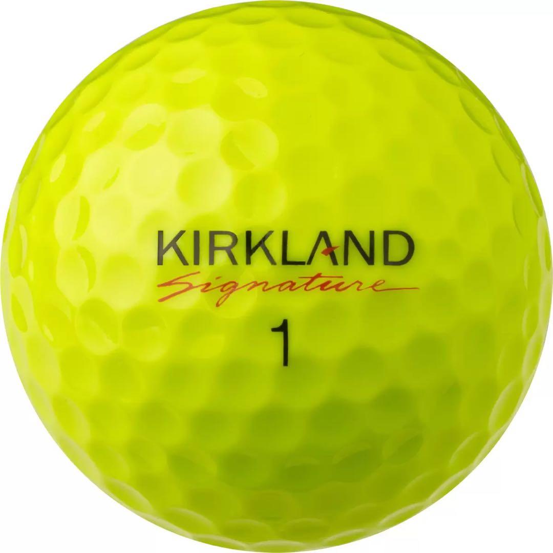 【新品】カークランドシグネチャー ゴルフボール イエロー 48球