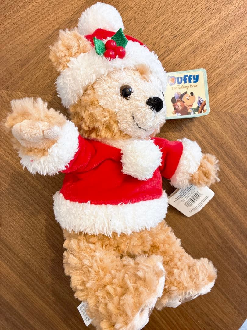 【カルフォルニア産】ディズニー/ダッフィー クリスマスぬいぐるみ 約30cm